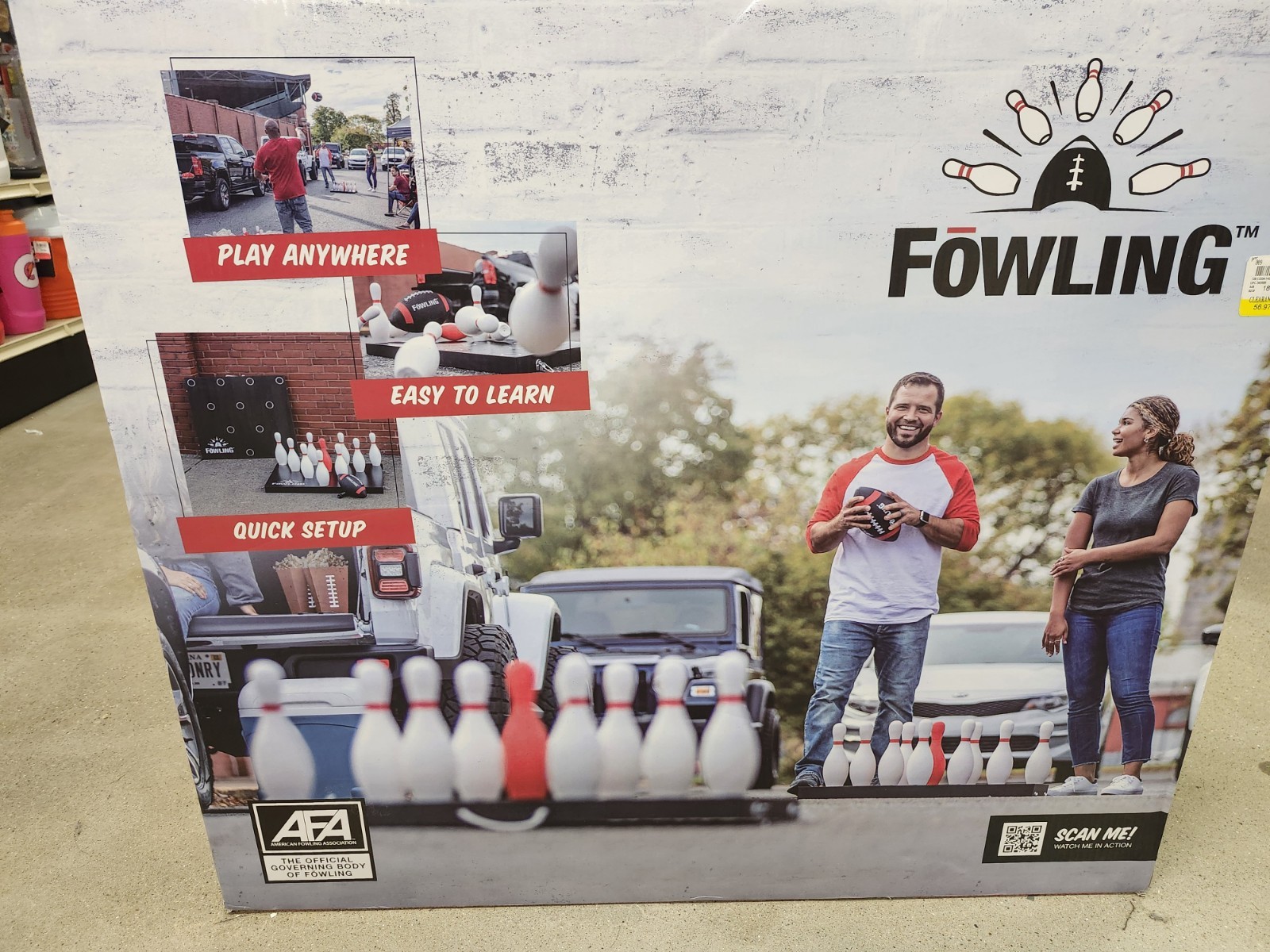 Fowling 35-6010-3 Football and Bowling Portable Game Set