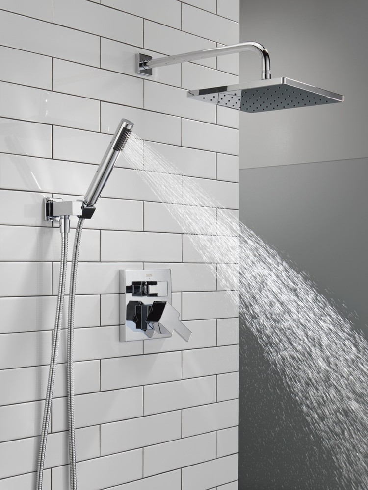 Delta 342701 Modern Square Non Shared Function Shower System - Bronze