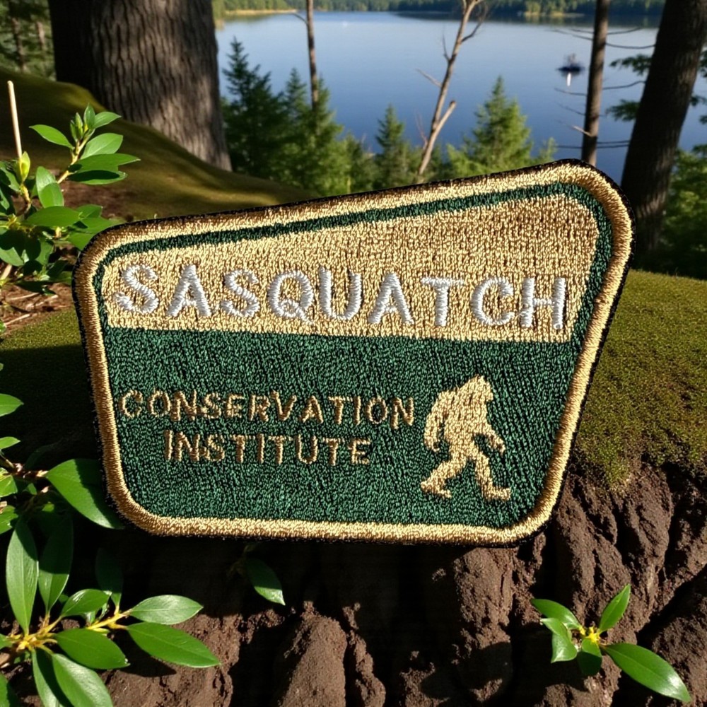 Sasquatch Embroidery Patch 2.51" X 3.60'