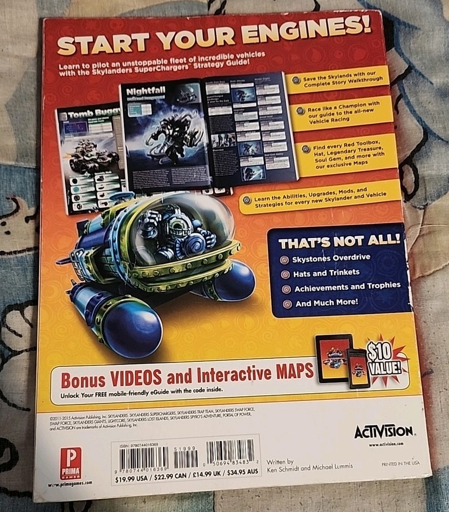 Skylanders Superchargers Prima Official Game Guide