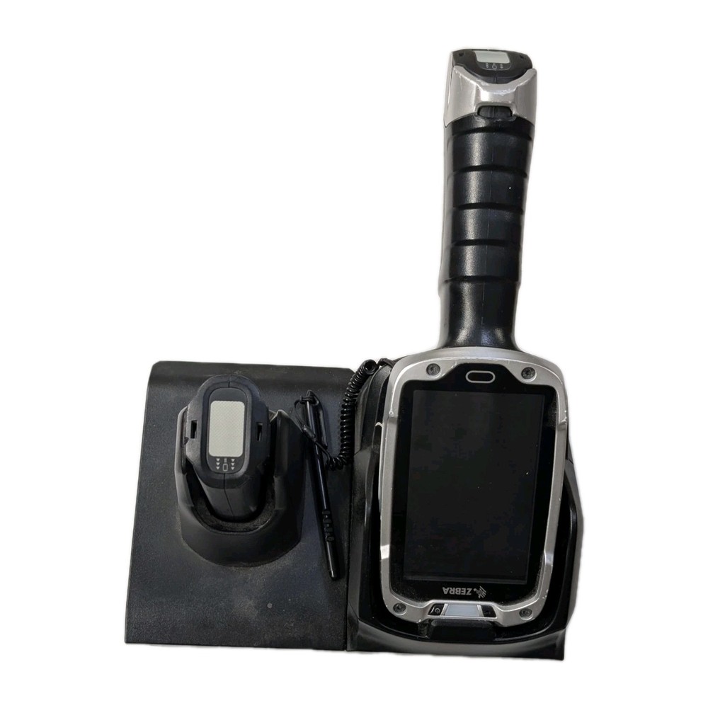 Zebra TC8000 Mobile Computer ShareCradle 4 Batteries Power Supply Tested