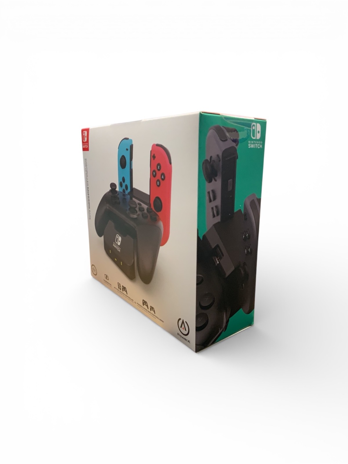 PowerA Controller Charging Base for Nintendo Switch Joy-Con & Pro Black