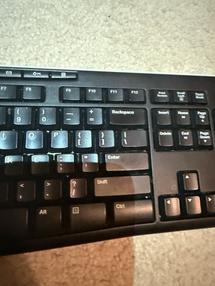 Logitech Wireless Keyboard and Mouse Combo K270 M310 Used Includes Receiver