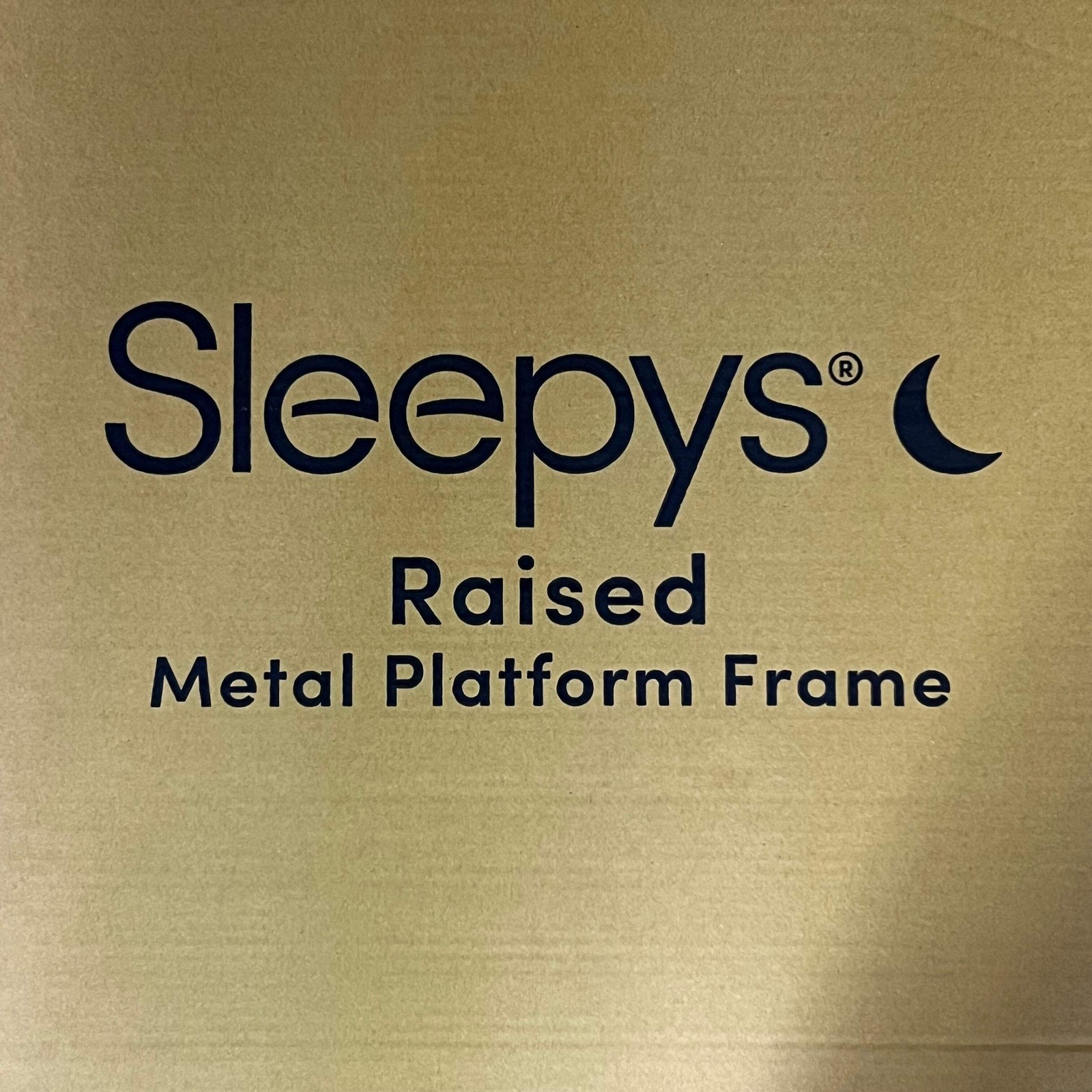 SLEEPYS Raised Metal Bed Frame 12.8" High Sz Full Black MCN30883
