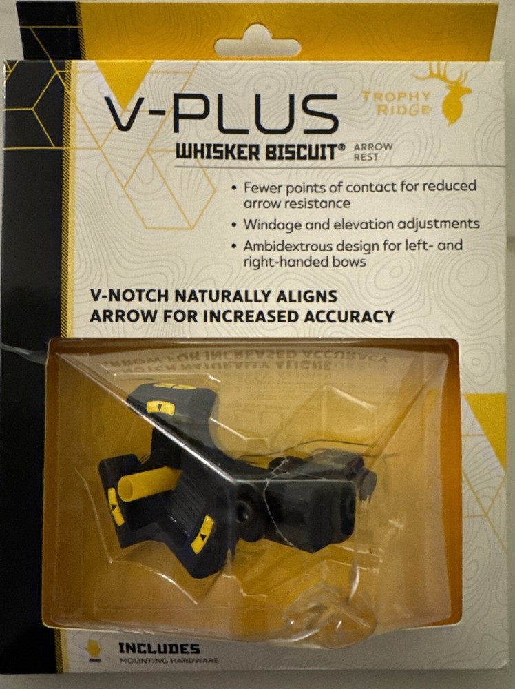 Whisker Biscuit V Plus Archery Arrow Rest - Ambidextrous