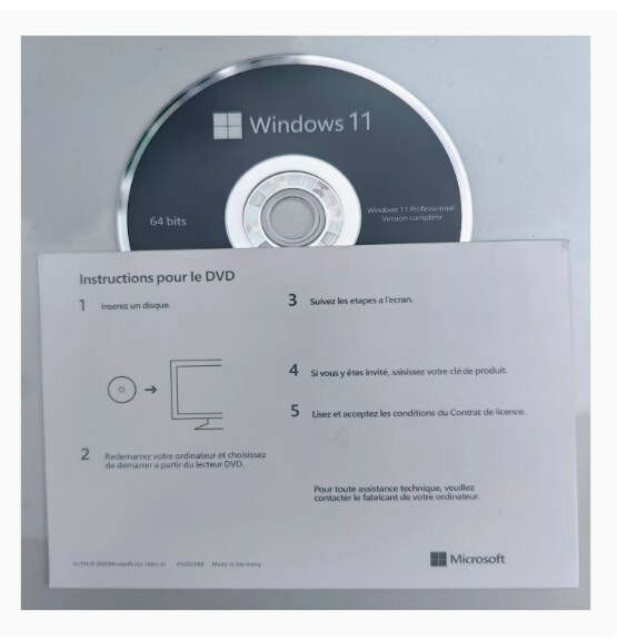 French Windows 11 Pro system software