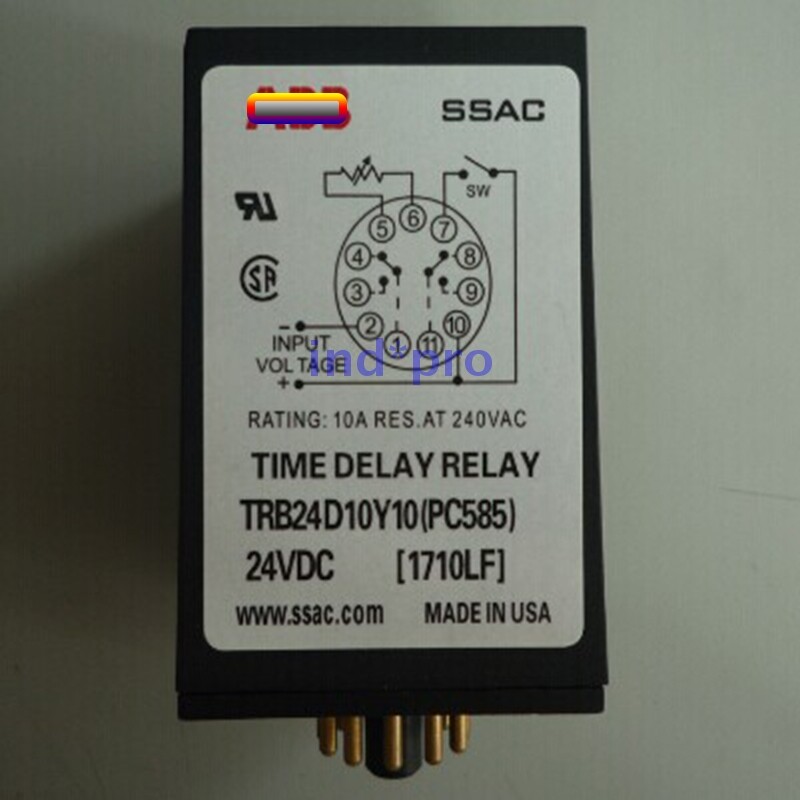 1PCS New TRB24D10Y10 Time Delay Relay 24VDC