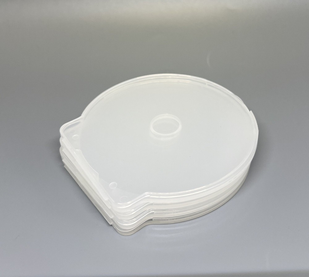 50 PCS NEW SLIM 3" MINI CD CSHELL POLY CASE, CLEAR, JS107