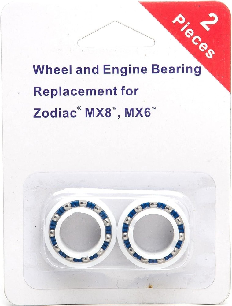 Zodiac MX8 MX6 Elite Pool Cleaner Engine Bearings 2-Pack - Reliable Replacement