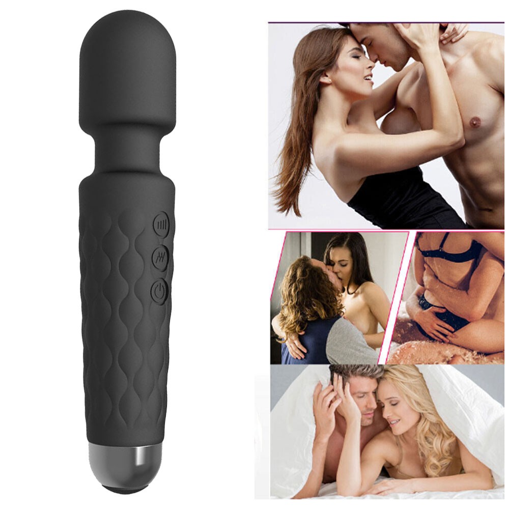 Multi-Speed Vibrating Magic Personal Massagers Wand Massage Body Rechargeable