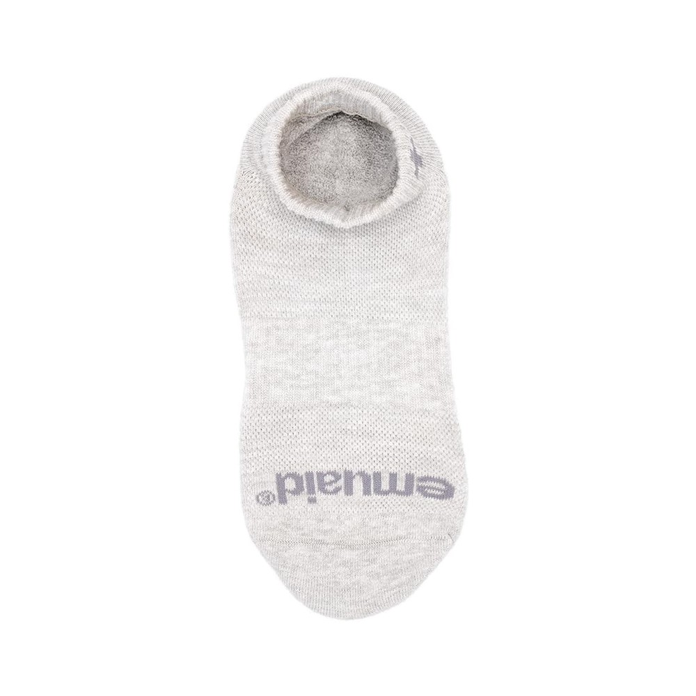 Ionic Silver Socks Antibacterial Silver Fiber for Odor Control Ankle Cut Gray