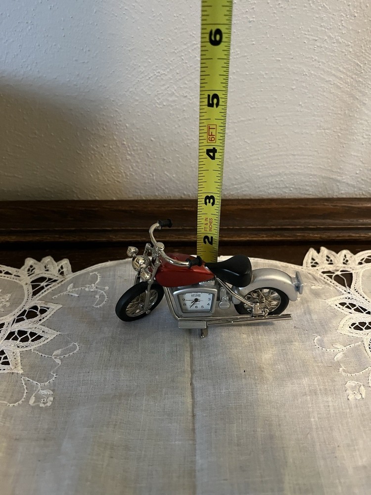 Miniature Motorcycle Clock
