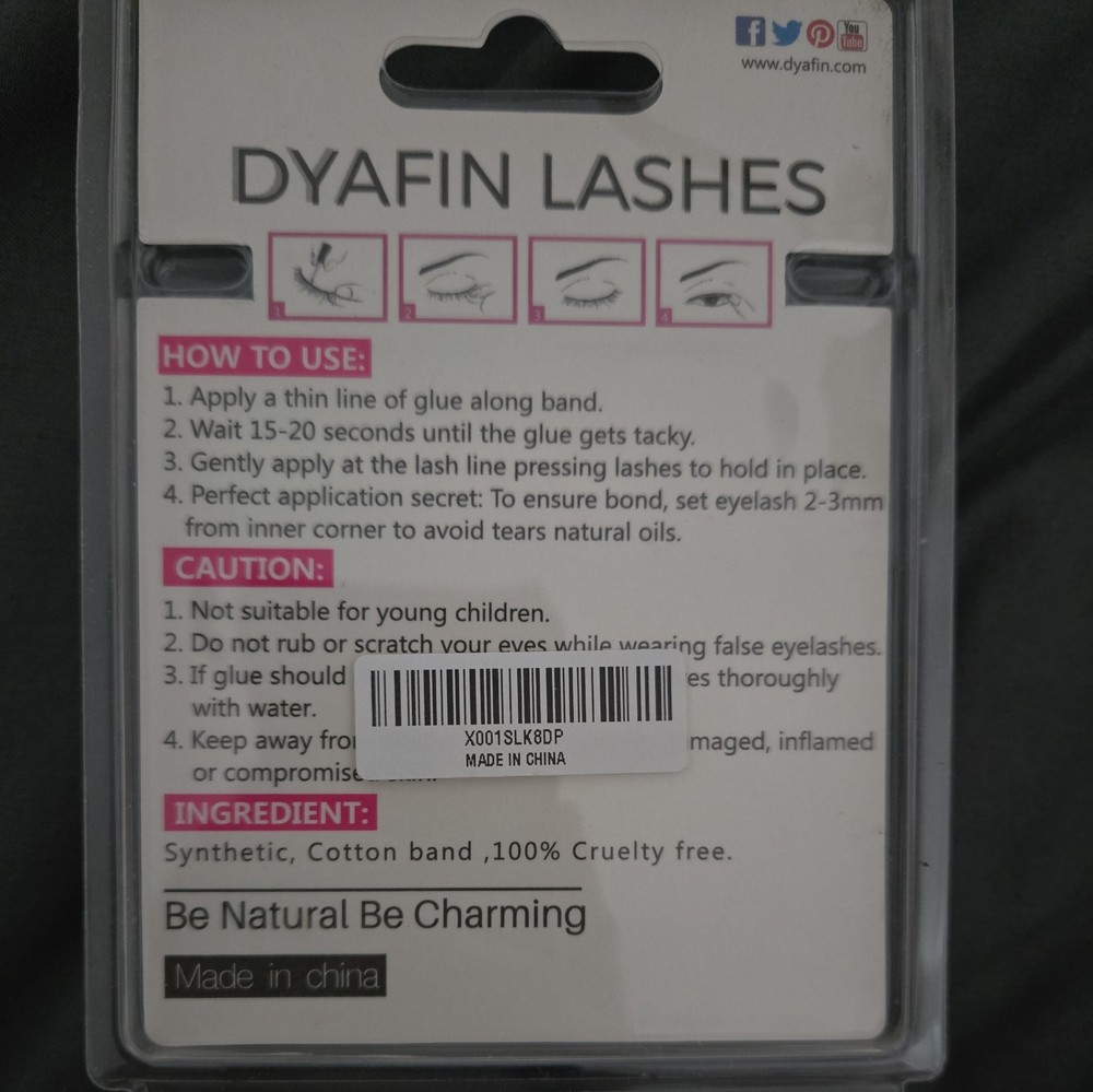 Dyafin 4 Pairs False Eyelashes Multipack False Eyelashes T7