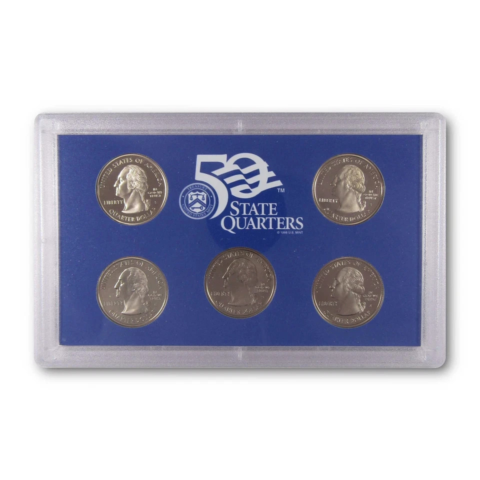 2003-S Clad State Quarter Proof Set U.S. Mint Packaging OGP/ COA