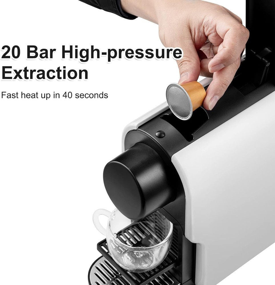 Mini Espresso Machine Compatible for NS Original Line Pods, Compact Capsule Coff