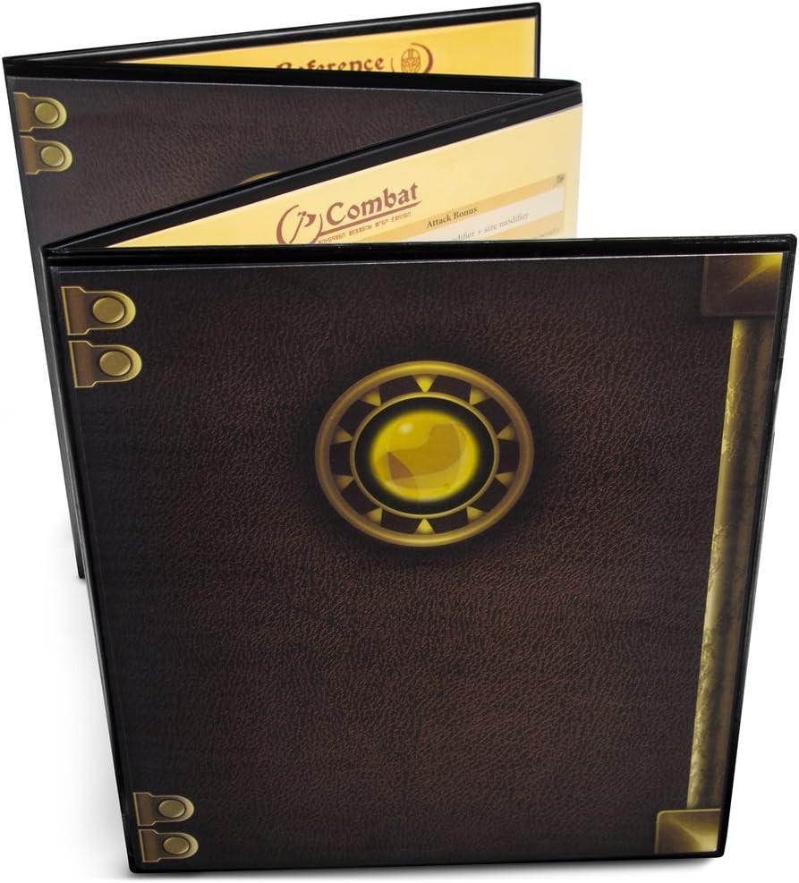 the Master'S Tome 4-Panel Customizable GM Screen with Free Inserts