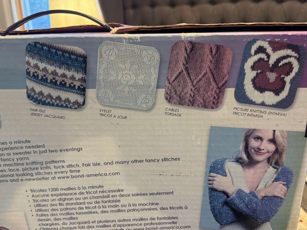Bond Ultimate Sweater Knitting Machine NO DVD