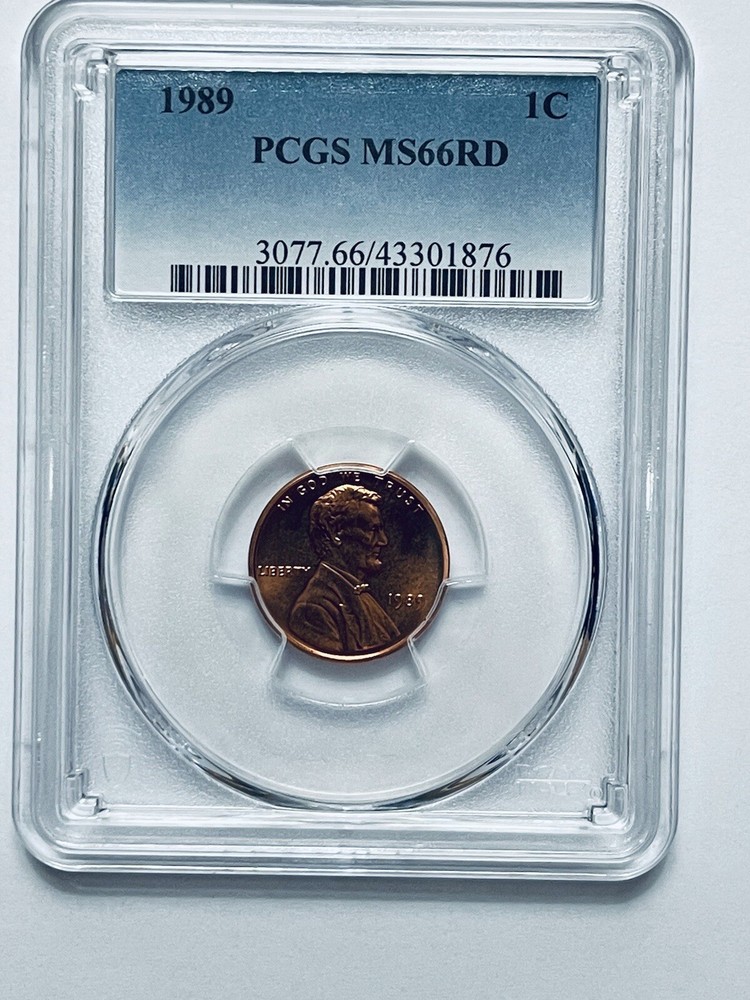 1989 Lincoln Memorial Reverse Cent PCGS MS66RD
