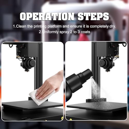 3D Printer Adhesive - 3D Print Glue Spray (Improved Version), Prevents Warping