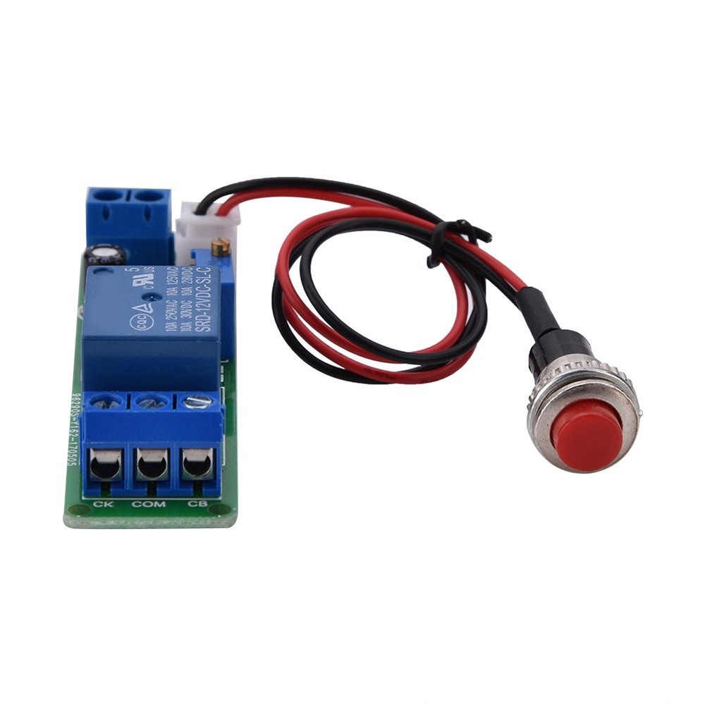 DC 12V Timer Module Adjustable Timer Delay Turn Off Module Timing Relay Time ...