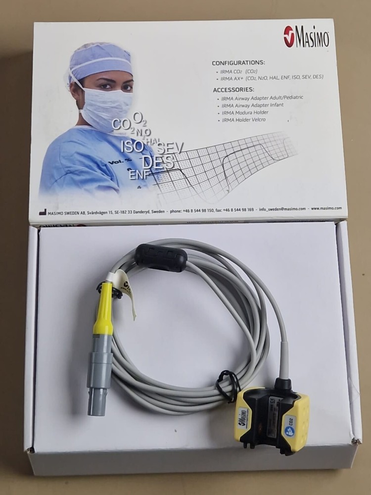 masimo IRMA CO2 and multi gas sensor with lemo connector ref: 200107