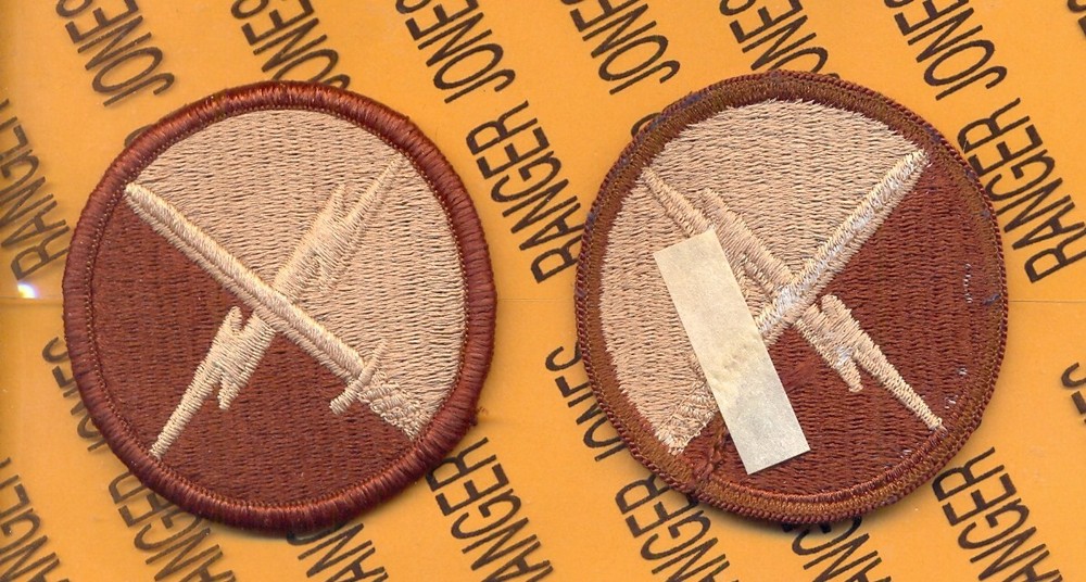 US Army 1st Information Operations Command IOC Desert patch m/e