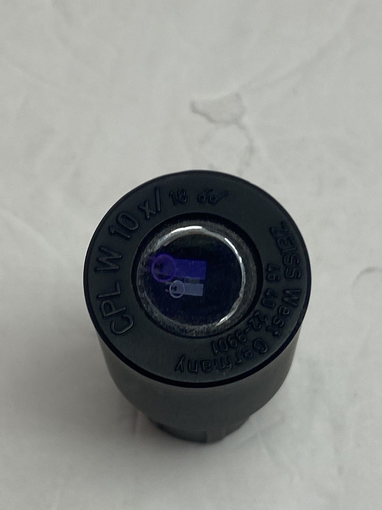 Zeiss microscope Objective CPL W 10x/18, West Germany