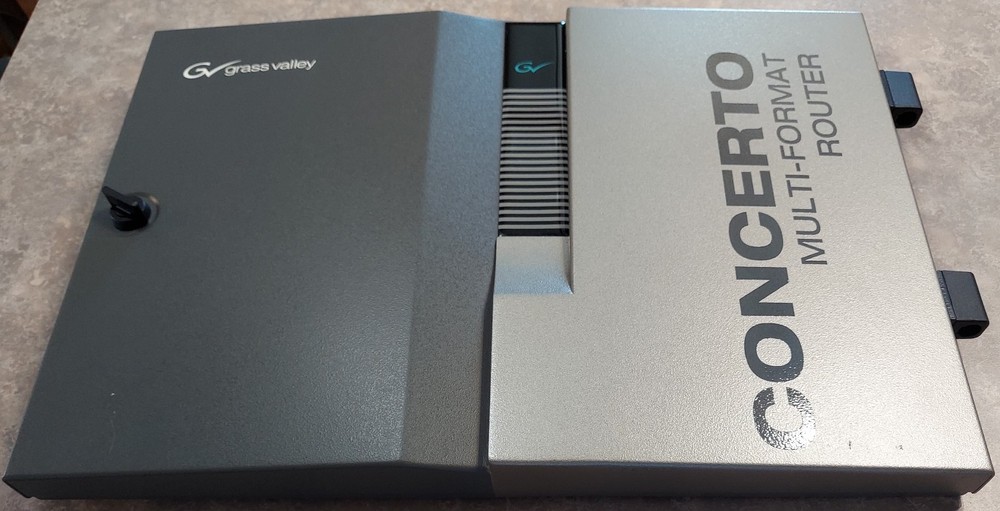 Grass Valley concerto router front door