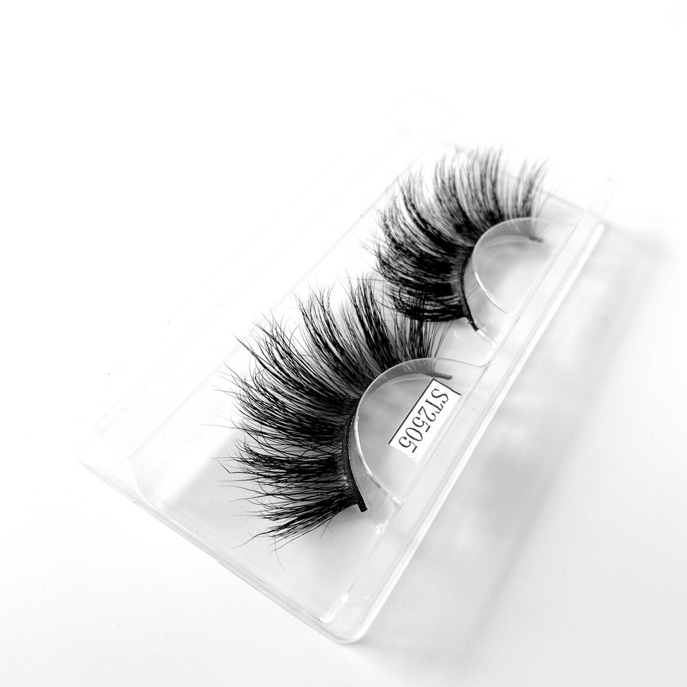 US 3D Real Mink Lashes Thick Fluffy Wispy Dramatic Look False Eye Lashes 1 Pair