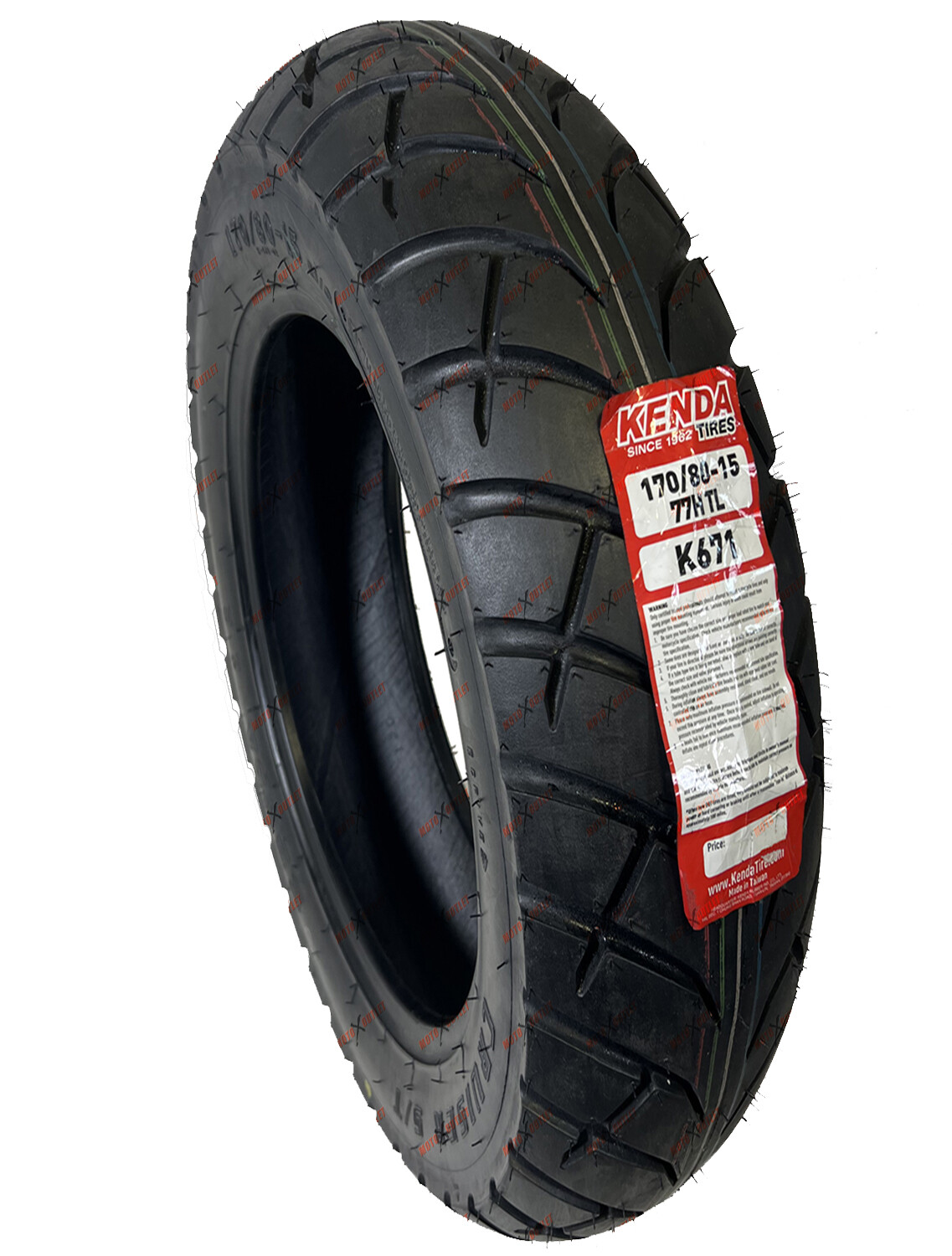 Kenda K671 170/80-15 Tire Rear Motorcycle Cruiser S/T 170 80 15 046711526C1
