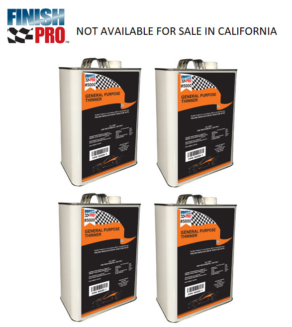 Automotive Grade Lacquer Thinner Cleaning Solvent 4 Gallons