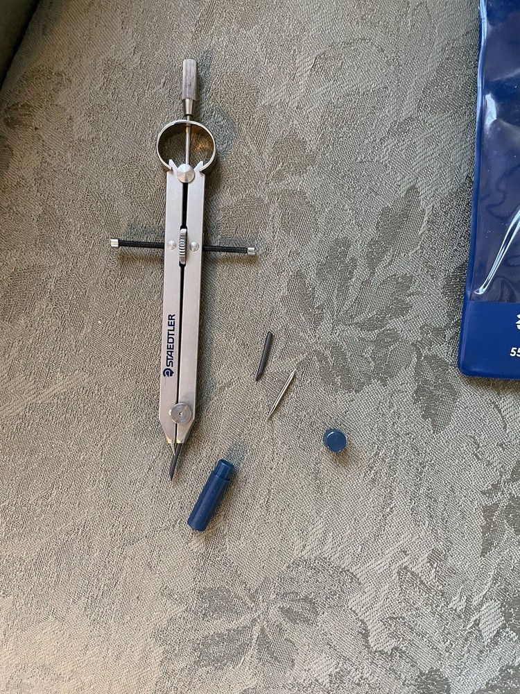 Vintage Staedtler Mars Masterbow 551 40 WP Germany Compass Drafting Tool