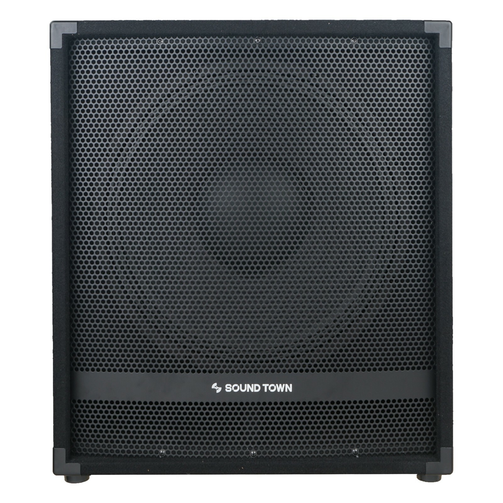 Sound Town 1800W 15” Powered DJ Subwoofer with High-Pass Filter METIS-15PWG