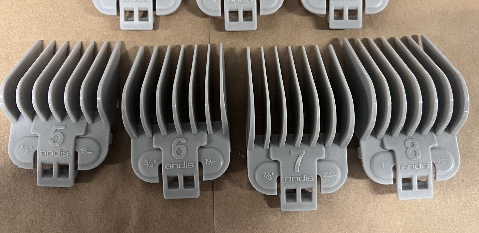 NEW Andis Snap On Blade Attachment Guide 11 pcs Comb US-1 LCL AAC-1 Clippers LI