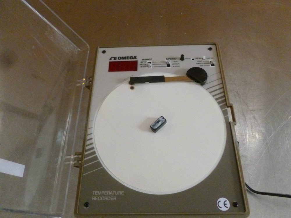 Omega Disk 6" CT87LC Temperature Plotter Recorder