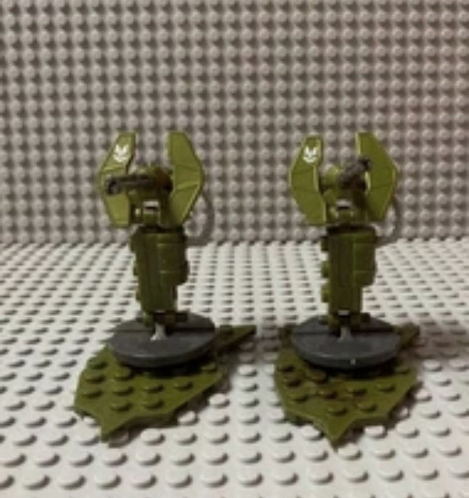 MEGA BLOKS CONSTRUX Halo machine gun (Rotatable) x2