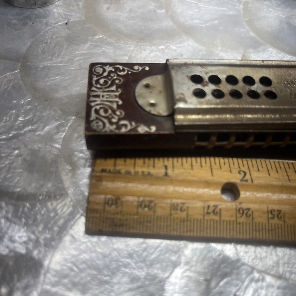 M Hohner's Best German Made Double Sided Harmonica Hammered Reeds