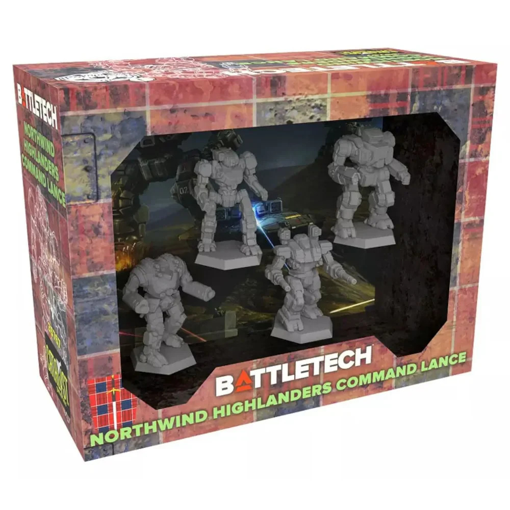 Battletech: Northwind Highlander Command Lance Miniatures Pack