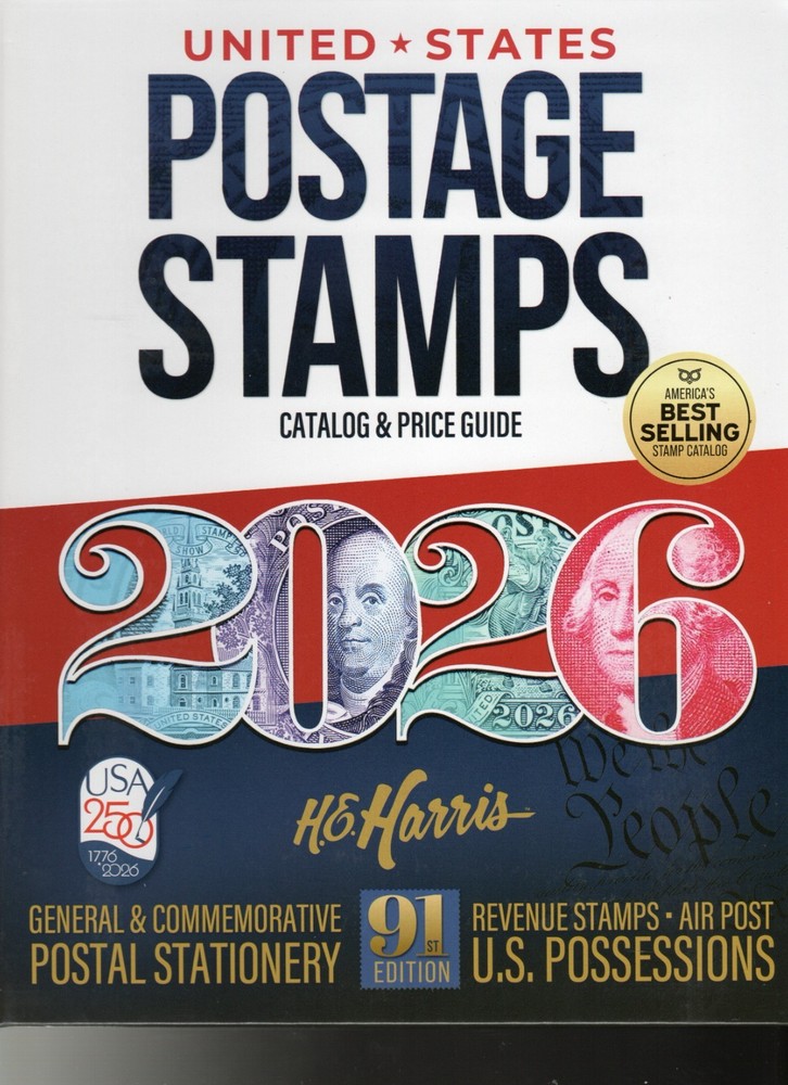 2026 Harris US Stamp Catalog US & Possessions