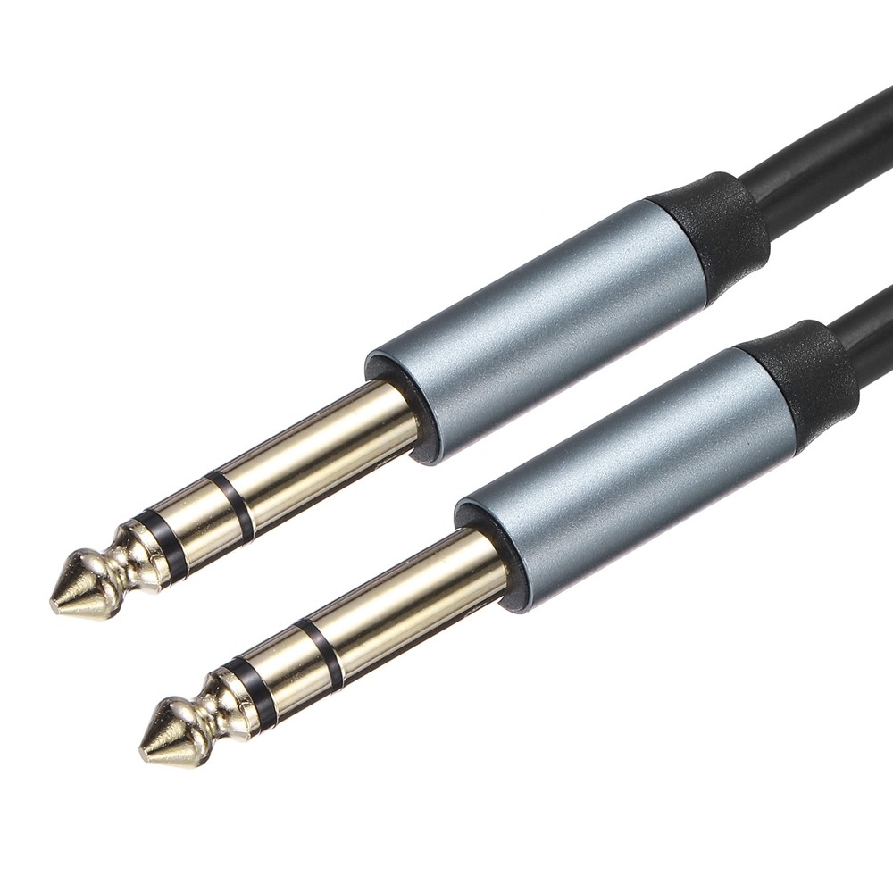 1/4"TRS to 1/4"TRS Audio Cable, 10FT Patch Cord Interconnect Adapter Cable,Black