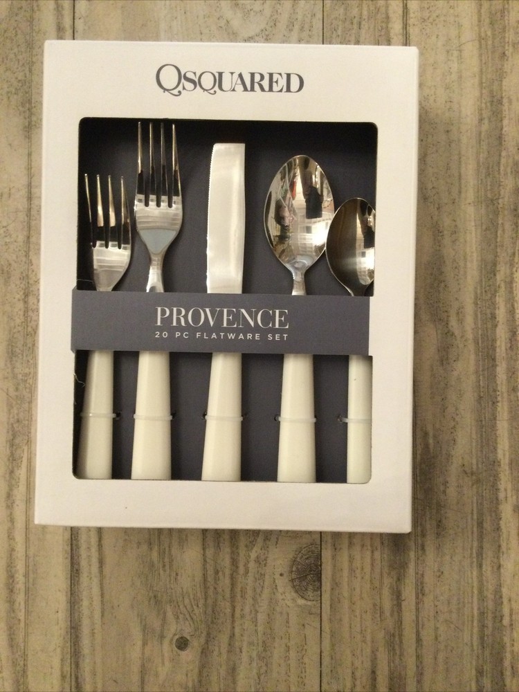 Qsquared Provence 20 Pc Flatware Set