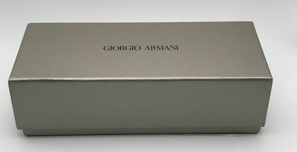 New Authentic Giorgio Armani Black Small Glasses Case
