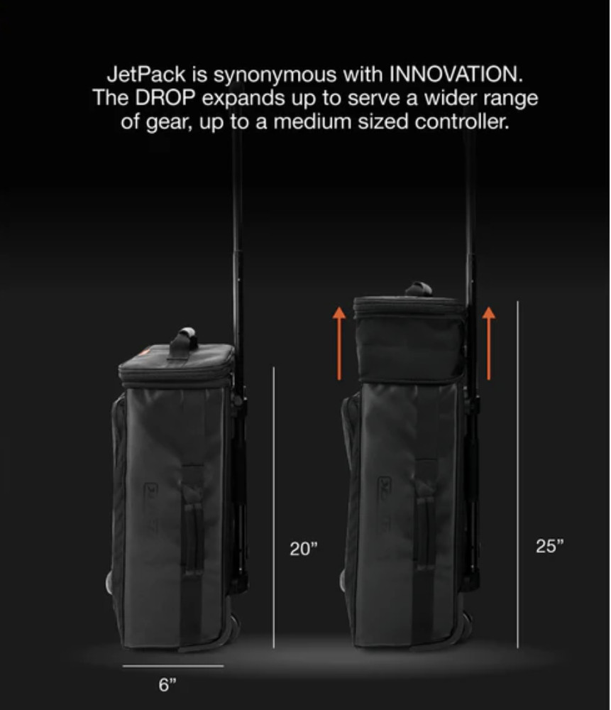 JetPack DJ Drop System Includes Drop Roller Bag + Snap Backpack