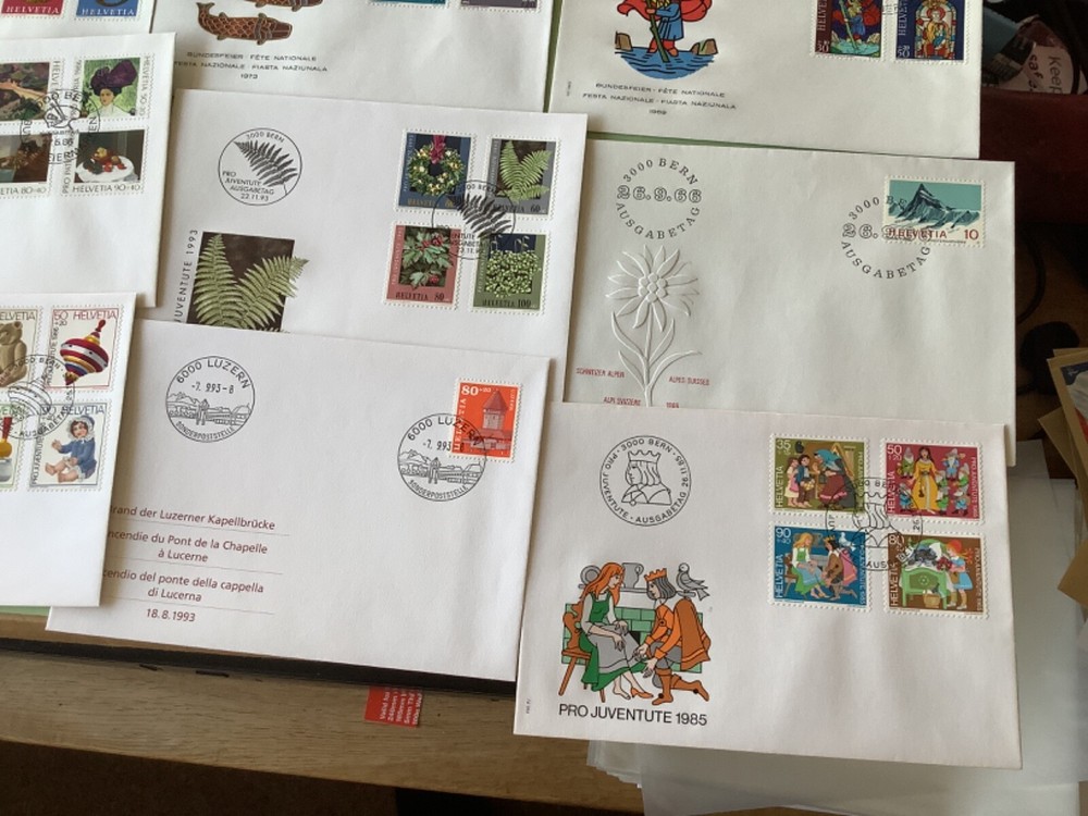 Switzerland postal covers 16 items Ref A2186