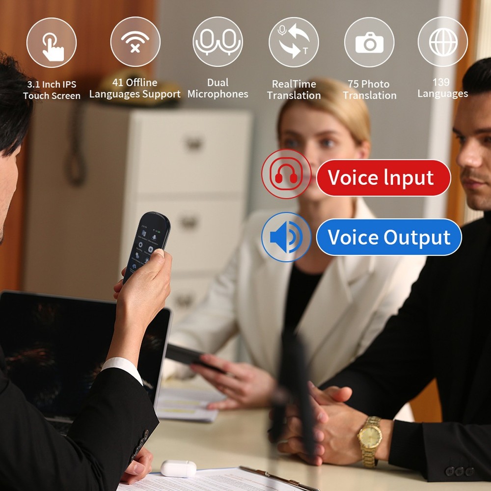 139 Language Translator Device Languages Two-Way Real-Time Language Translator