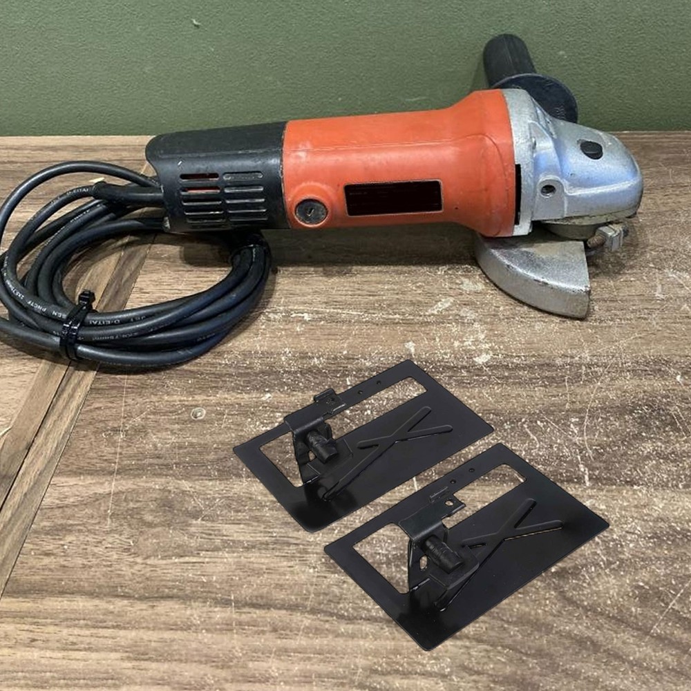 2pcs Adjustable Grinder Stand with Cutting Bracket for Woodworking Projects