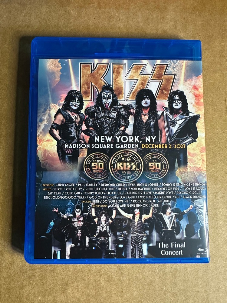 KISS - End of the Road Live at MSG 2023 Last Blu-ray Gene Simmons Paul Stanley
