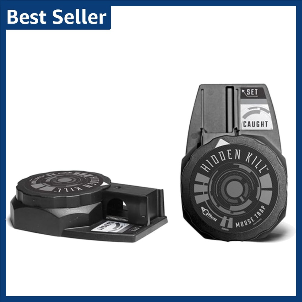 Hidden Kill Mouse Trap 4-Pack