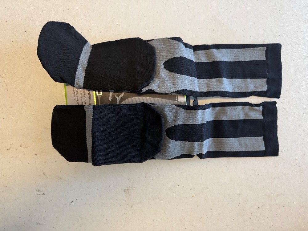 P-TEX Compression Socks P-TEXCS500 Black Multiple Sizes Brand New