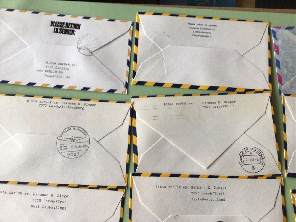 Airmail stamps covers 12 Mixed World Covers Ref A1332